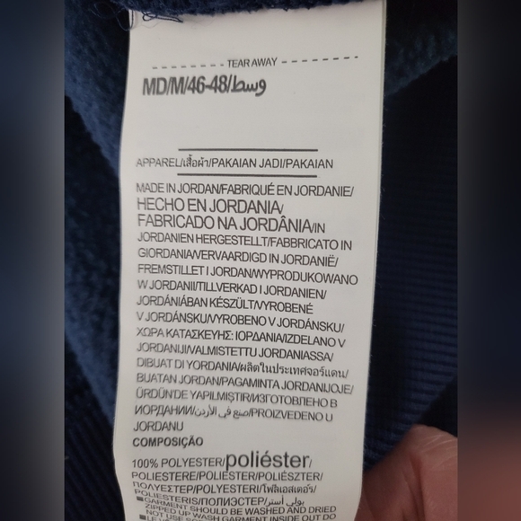 Under Armour ColdGear Jacket Full Zip in Heather Blue Size Medium - Picture 7 of 8